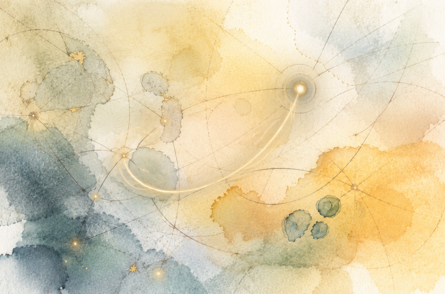 Watercolor illustration for the SDFT Mixture-of-Experts post